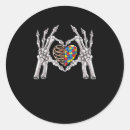 Search for hand skull stickers Halloween