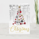 Search for silver and gold christmas cards Rustic