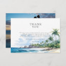 Search for beach thank you cards Tropical
