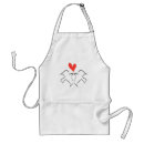 Search for wedding heart aprons Groom