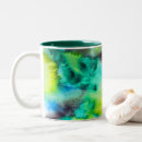 Recherche de marbre bleu tasses Aquarelle