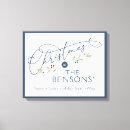 Search for family name canvas prints Red