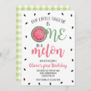 Search for watermelon birthday invitations Pink