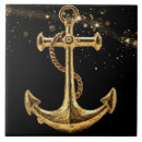 Search for nautical anchor tiles Gold
