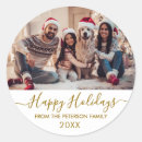 Search for happy holidays stickers Minimalist