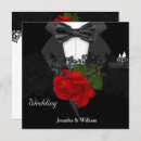 Search for deep red wedding invitations Flowers