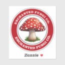 Search for red and white mushroom stickers Amanita