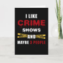 Search for murderer cards Crime scene