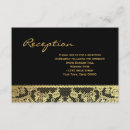 Search for black and gold reception invitations Info