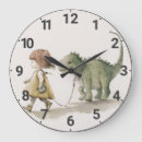 Search for dinosaur nursery clocks Watercolor