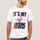 Search for flamingo birthday tshirts Pink