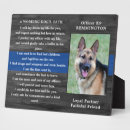 Search for police dog handler Thin blue line