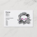 Search for skull business cards Salon
