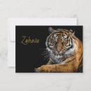 Search for black tiger invitations Safari