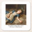 Search for alice in wonderland coasters Through the looking glass