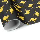 Search for kangaroo wrapping paper Yellow