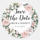 Search for floral save the date stickers Rustic