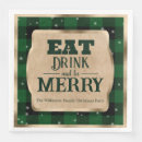 Search for plaid christmas napkins Gold
