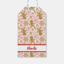 Search for gingerbread gift tags Red