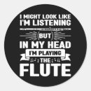 Search for flute player stickers Flutist
