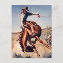 Search for broncos vertical postcards Bucking bronco