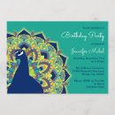 Search for mandala birthday invitations Teal