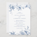 Search for navy blue floral wedding invitations Luxury