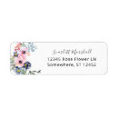 Search for color return address labels Pink