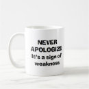 Search for apology mugs Apologize