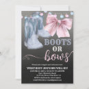 Recherche de western gender reveal invitations Révélation de genre