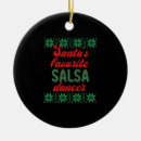 Search for salsa ornaments Santa