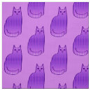 Search for purple cat fabric Violet