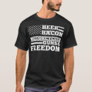 Search for bacon gun tshirts Bbq