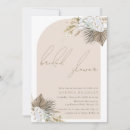 Search for pampas grass bridal shower invitations Bride