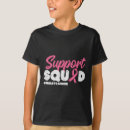 Search for breast cancer kids tshirts Support
