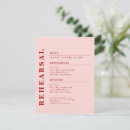 Search for pink rehearsal dinner invitations Trendy