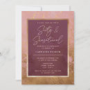 Recherche de rose gold 60th anniversaire invitations Élégant