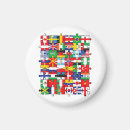 Search for country flag magnets Map