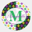 Search for fleur de lis pattern stickers Mardi gras