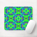 Recherche de vert fluorescent tapis souris Bleu