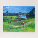 Recherche de vaches des montagnes puzzles Paysage
