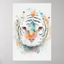 Recherche de tigre de art Aquarelle