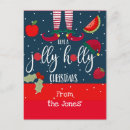 Search for have a holly jolly christmas cards Santa claus