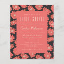 Recherche de red black bridal shower invitations Floral