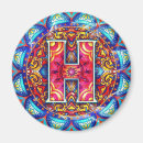 Recherche de rose et rose de bleu magnets Nom