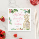 Search for pineapple napkins Tropical birthday