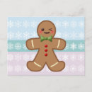 Search for gingerbread man postcards Kawaii
