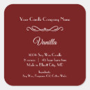 Search for dark maroon stickers Minimalist