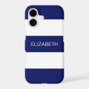 Search for navy and white stripe iphone cases Monogrammed