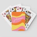 Search for wedding favor playing cards Colourful